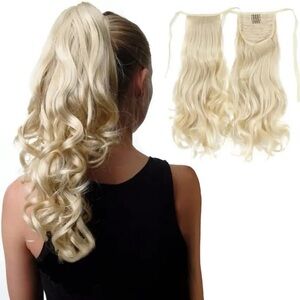 Magic Manes Blonde Ponytail extension.